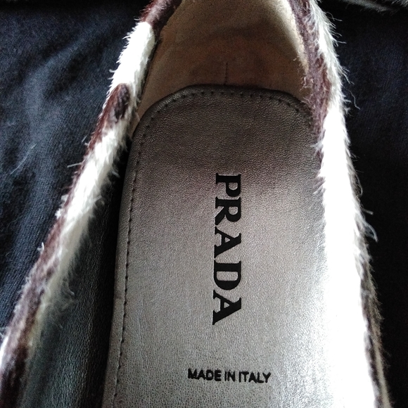 Vintage prada shoes ( size 8.5 US)  39 europe zebra print - Picture 8 of 16